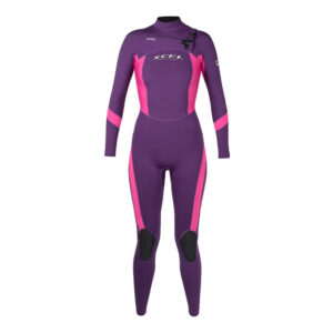Traje mujer xcel infiniti 4/3 cierre frontal - Color fucsia-morado