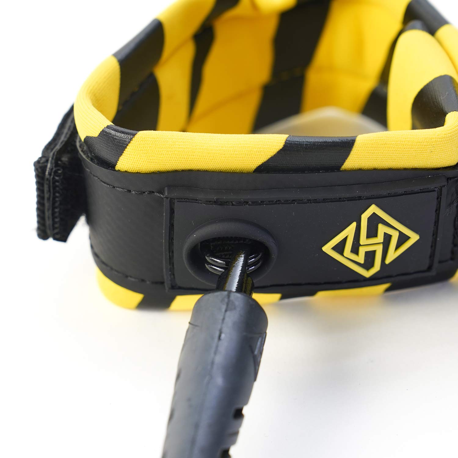 LEASH BODYBOARD HUBBOARDS COMP espiral 9 mm de bicep Amarillo - Imagen 2