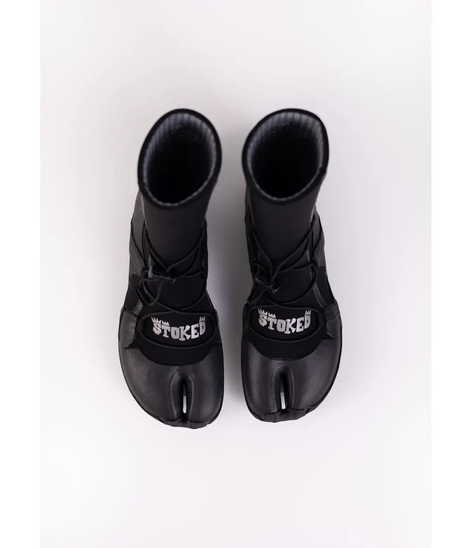 botines de surf stoked eco negro 5.5mm - Imagen 4