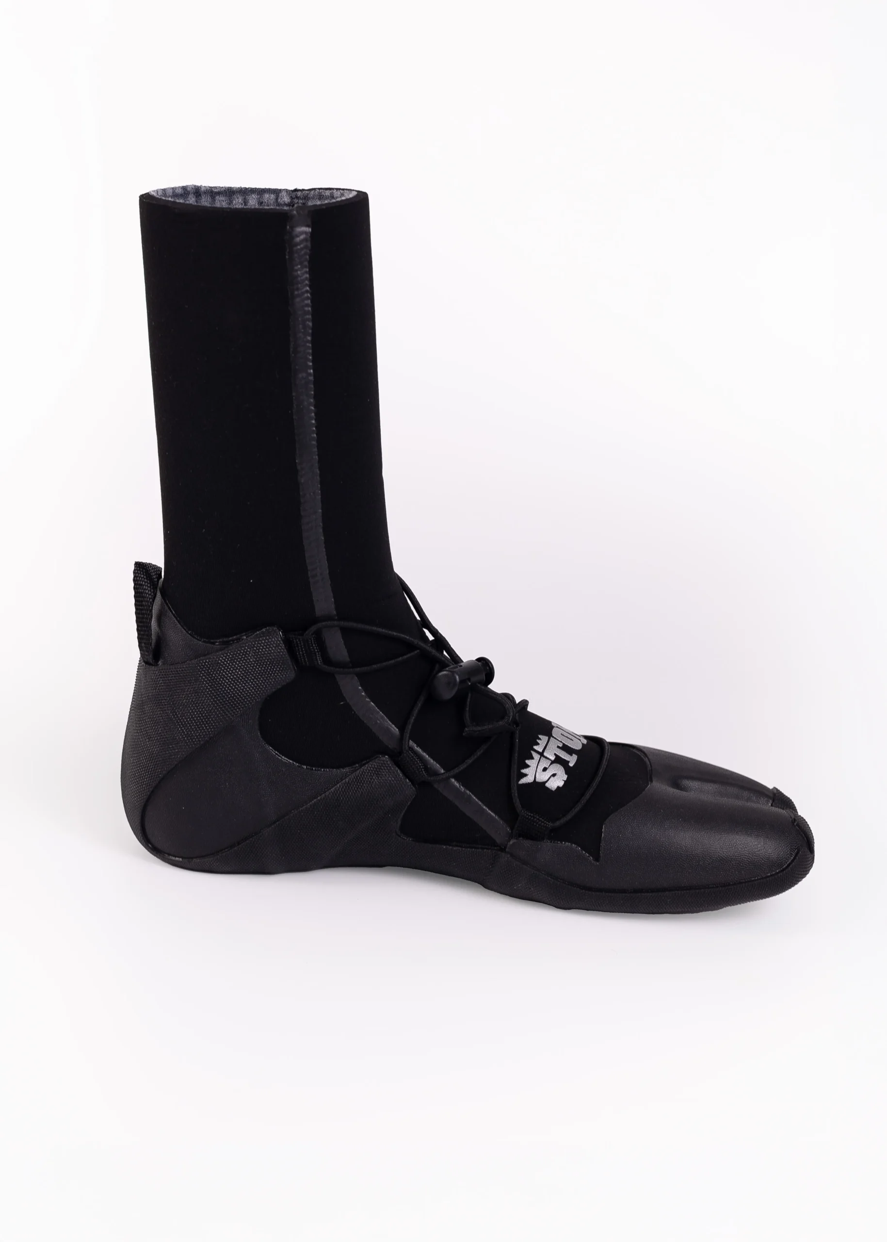 botines de surf stoked eco negro 5.5mm - Imagen 2