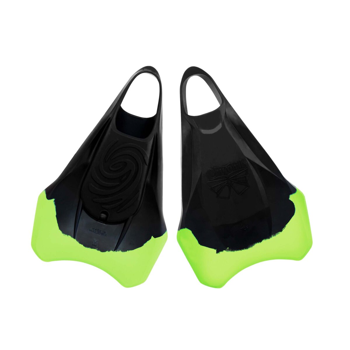 Aletas CHURCHILL Vortex Black Green Made in Malasya